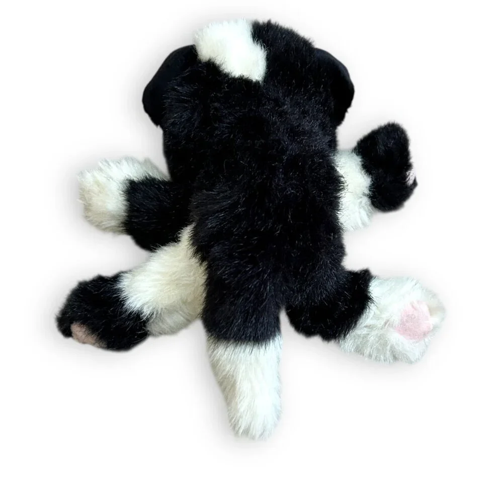 RARE Vintage 1992 Tyco Kitty Kitty Kittens Tuxedo Cat Plush Black White Purring